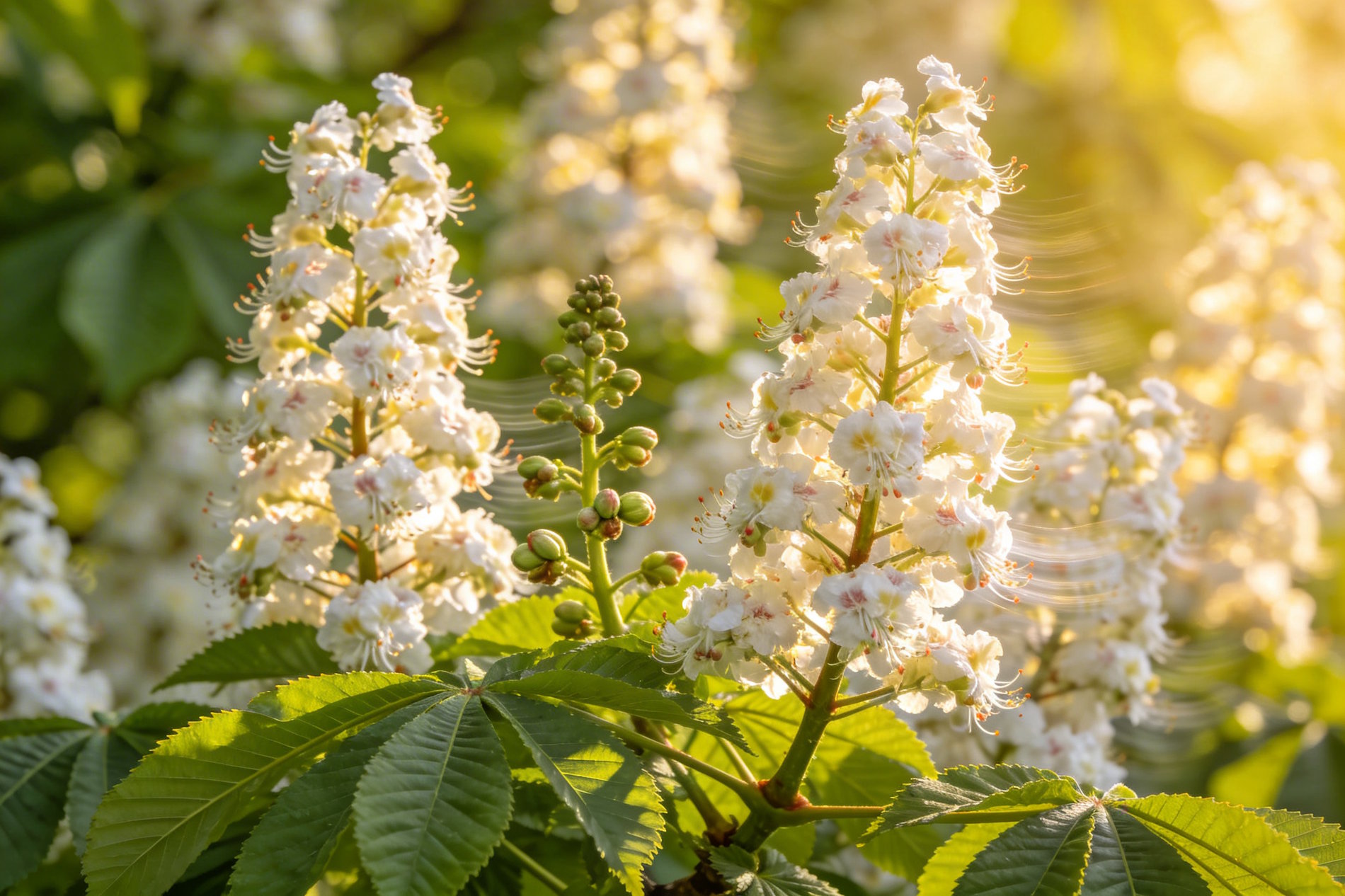 Bach bloesem White Chestnut  paardenkastanje remedie